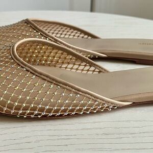 Reformation Sparkle Mesh Mules